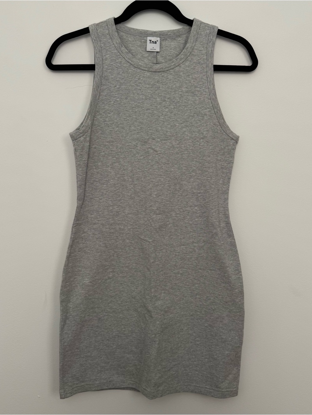 TNA Heather Gray Crewneck Tank Dress